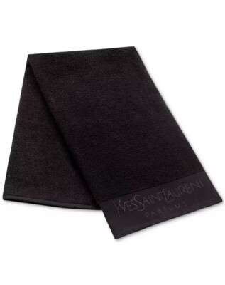 YSL Yves Saint Lauren Parfums Exclusive Black 100% Cotton Hand