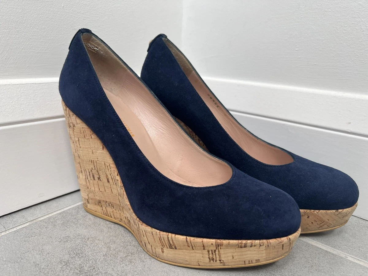 Navy wedges store uk