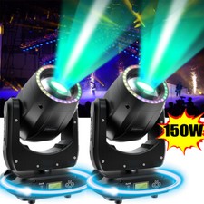 2PCS 150W LED Moving Head Beam RGB Sharpy Light 8Prism Gobo DMX DJ Party Lights