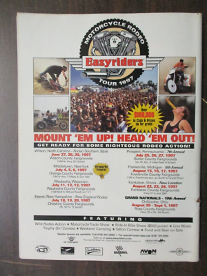 EASY RIDERS MOTORCYCLE MAGAZINE #292 OCTOBER 1997 EDDIE TROTTA