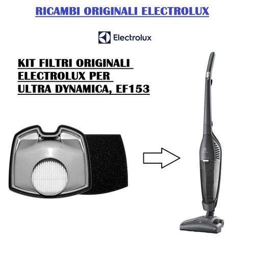 KIT FILTRI ELECTROLUX ORIGINALI EF153 PER ASPIRAPOLVERE DYNAMICA | eBay