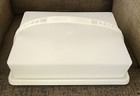 Vintage Tupperware Cake Carrier Clear Cover 624-2 Tray With Handle VGC — photo 3