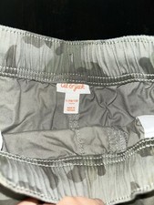 Cat  Jack Camo Pull Shorts Youth Large 10/12 6 Pockets Elastic Waist