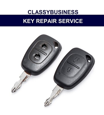 Nissan Primastar Renault Traffic Vivaro 2 Button Remote Key Fob Repair Refurb