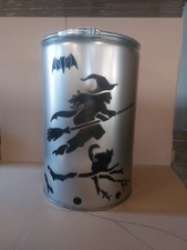 Feuertonne mit - Hexe - Motiv,  aus NEUEM 200L Ölfass,  Feuerkorb