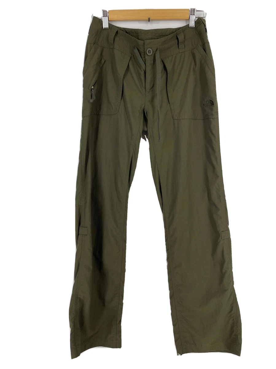 The North Face Women's Green Drawstring Hiking & Climbing Pants Size 2