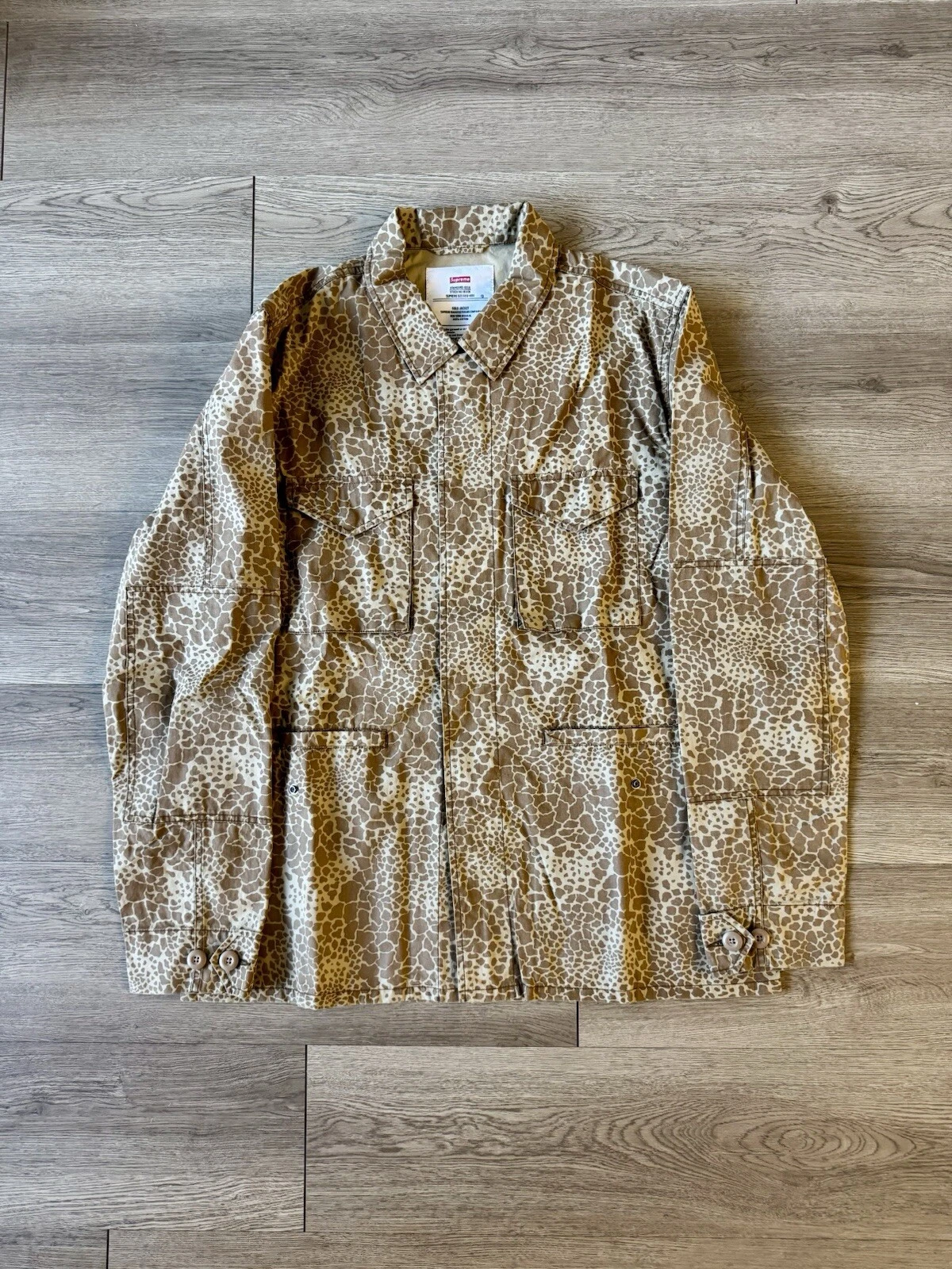 VESTE DE CAMPAGNE SUPRÊME KAKI CAMOUFLAGE L SS12 TAN