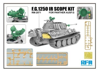 RYEFIELD MODEL RFM RM-2071 1/35 F.G.1250 IR Scope Kit for Panther Ausf.G