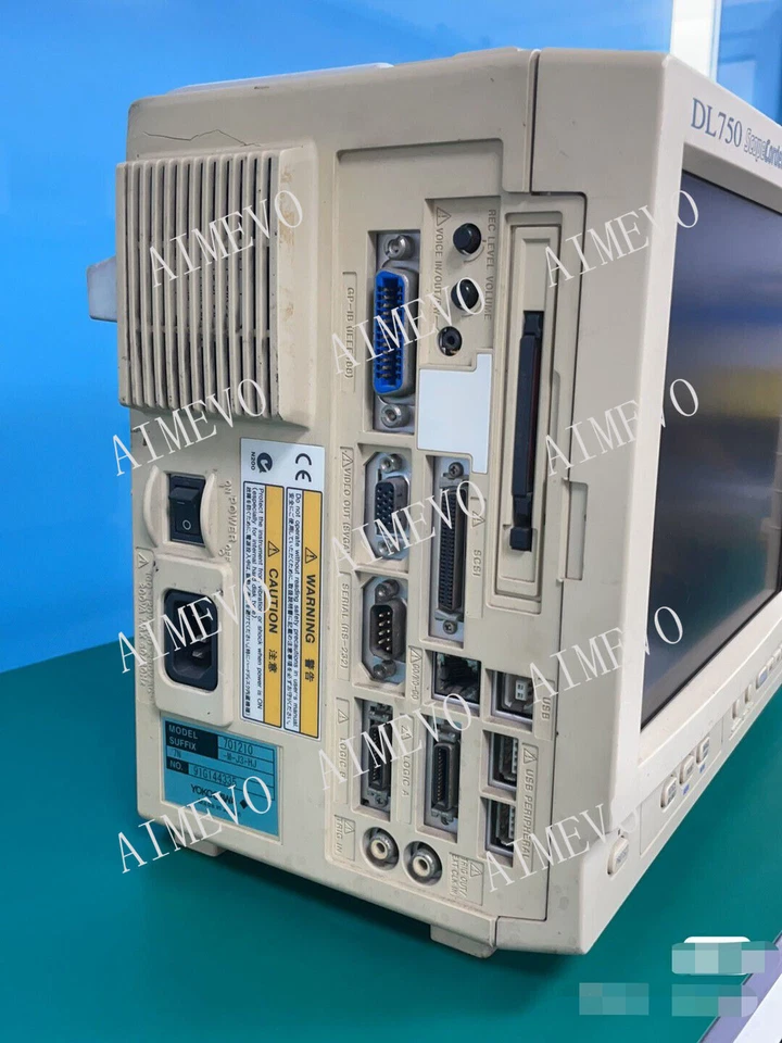 Yokogawa DL750 ScopeCorder Digital Oscilloscope 10MS/s, WITH 2x701250 - Image 3 of 4