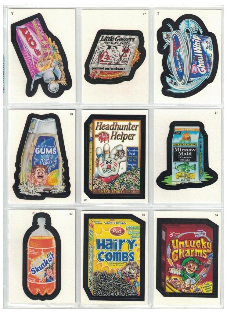 2005 WACKY PACKAGES ANS 2 ALL NEW SERIES 2 COMPLETE SET OF 55