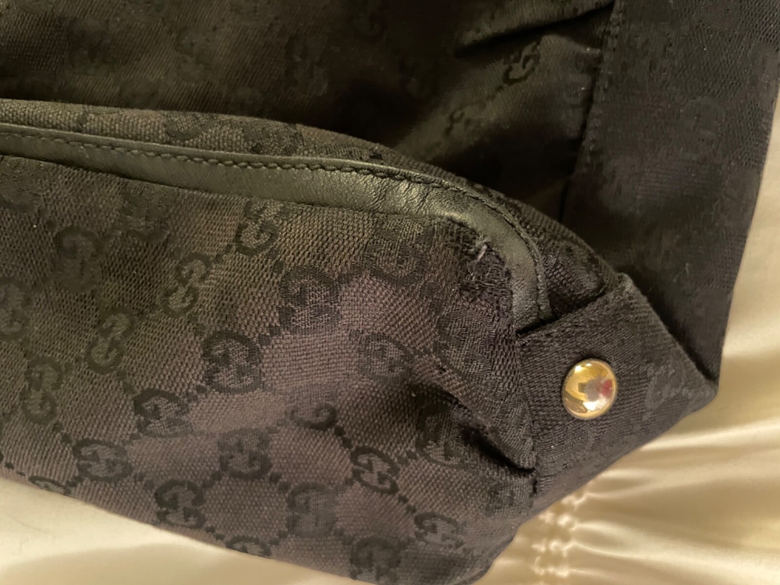 Authentic Black monogram Gucci purse - image 6