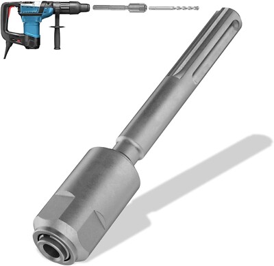 SDS Max to SDS plus Adapter, 40 Chrome Steel Hammer Drill Adaptor for Rotary Ham