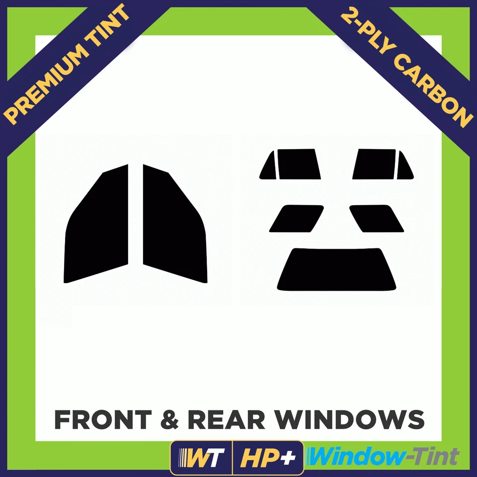 For Peugeot 405 Estate 87-97 Carbon Pre Cut Window Tint Full Premium 2-ply HP+ - Image 2 of 4