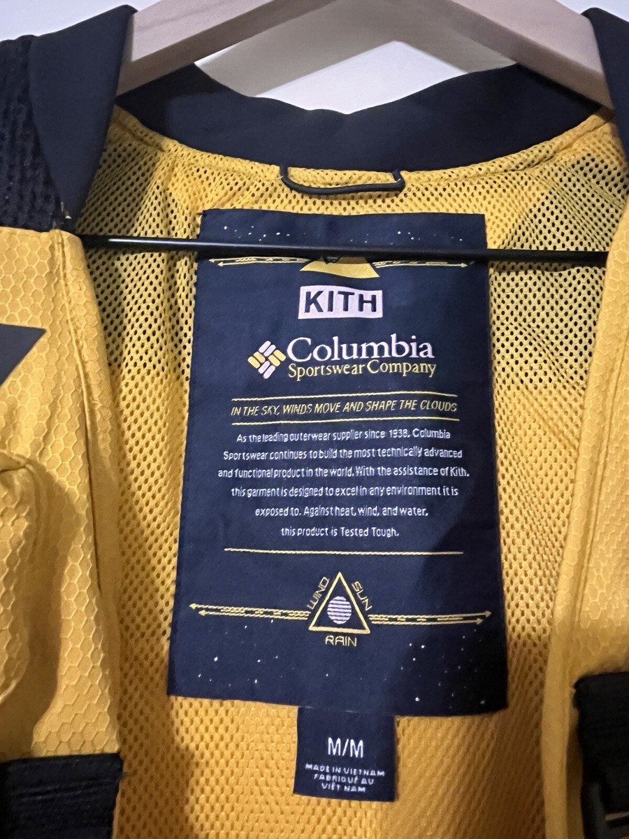 Rare - Kith x Columbia PFG Henrys Fork V Vest - Gold - Size Rare - Kith x Columbia PFG Henrys Fork V Vest - Gold - Size