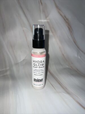 MineTan Hydra Glow Sleep Serum Hyaluronic Acid Hydrating Moisturer NEW - ret $45