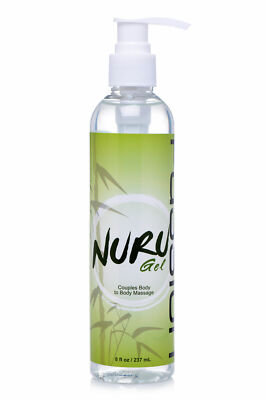 Nuru Passion Couples Body to Body Non Staining Massage Gel Water Based 8 oz
