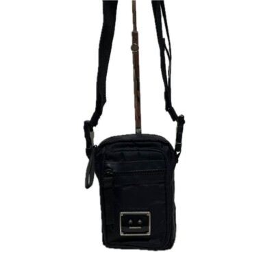 バッグ Acne Studios PLAQUE FACE CROSSBODY BAGS Acne Studios PLAQUE FACE CROSSBODY BAGS Shoulder Color Black