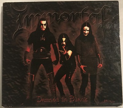 Immortal - Damned in Black CD 2000 Osmose Productions   OPCD 095 [Digipak]