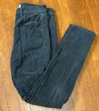 Ann Taylor Loft Womens 27 / 4, Modern Skinny Gray Corduroy Pants Mid Rise Ankle