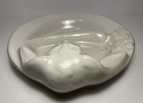 Casafina Portuguese Stoneware Easter White Bunny Rabbit Set Divided Plate Mug - 第 4/12 張圖片