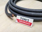 Vintage Braided Cloth Covered Battery Cable 1 AWG gauge 1ga ga Black by the Foot