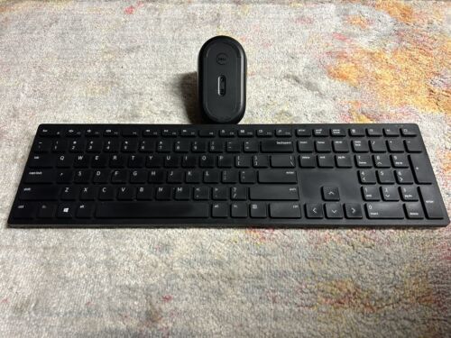 Dell Wireless Keyboard and Mouse Combo - Black - Includes USB Receiver - Afbeelding 1 van 4