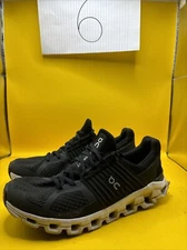 On Cloud Women's Cloudswift Running Shoe Size 8- Black Rock 