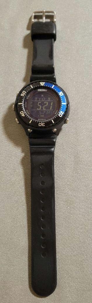 Seiko Prospex Digital Watch Black/Blue | eBay Seiko Prospex Digital Watch Black/Blue | eBay