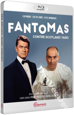 Fantomas vs. Scotland Yard NEW Cult Blu-Ray Disc Louis de Fun s Jean Marais