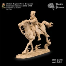 Plastic Platoon British Legion Green Dragoons Set #2 American Revolution 1775-83