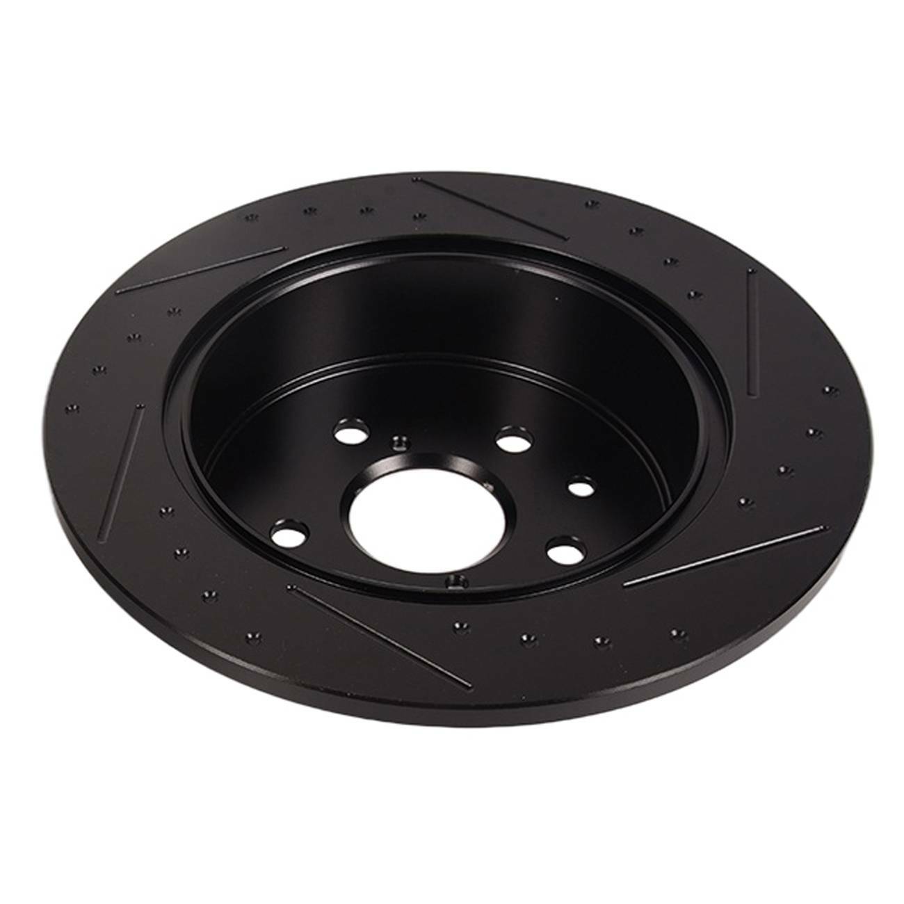 Black Drill Slot Brake Rotors + Pads Kit For Lexus GS300 GS400 GS430