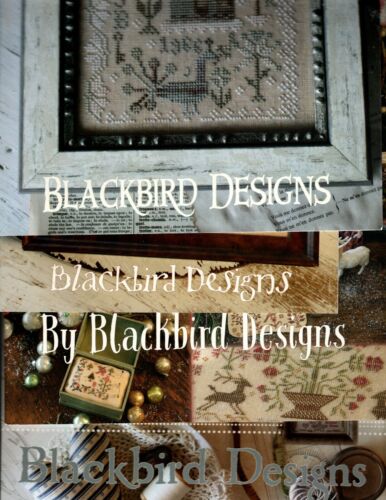 BLACKBIRD DESIGNS counted cross stitch charts - YOUR CHOICE - new releases & OOP - Picture 1 of 43