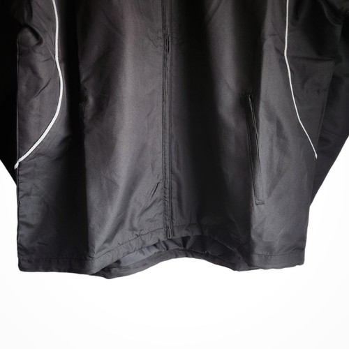 Mid-2000s Reebok Hockey Warm-Up Jacket Men’s XL Rbk Windbreaker Black Unworn - Picture 8 of 19