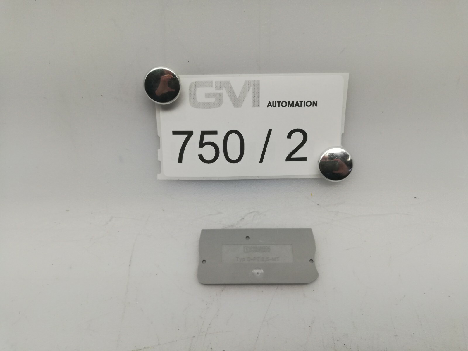 1 VPE 51 x Phoenix Contact 3211003 D-PT 2,5-MT Cover End Cap