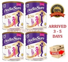 4 x Abbott Pedia Sure 10+ Optiheight Increase Height 10-15 Yrs Old  850g Vanilla