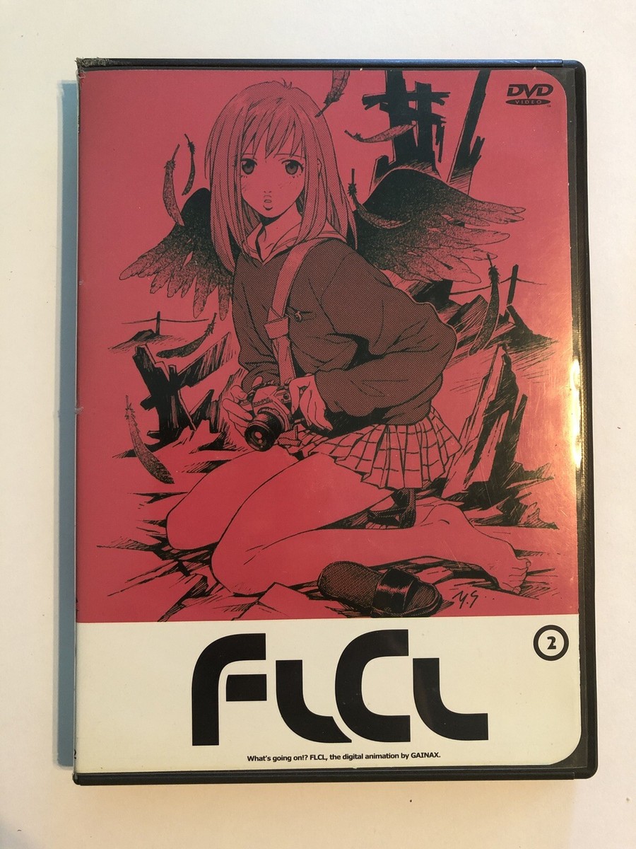 FLCL Vol. 2 (DVD, 2003) Fooly Cooly Japanese Anime Duel Language