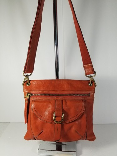 Vintage Leather Crossbody Shoulder Bag 