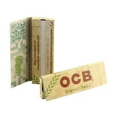 OCB Organic Rolling Papers Single Wide 50Lvs Buy4@Only$1.51/Pack! FREE USA SHPN!