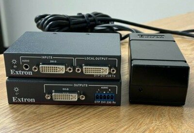 Extron DVI twisted pair receiver & transmitter