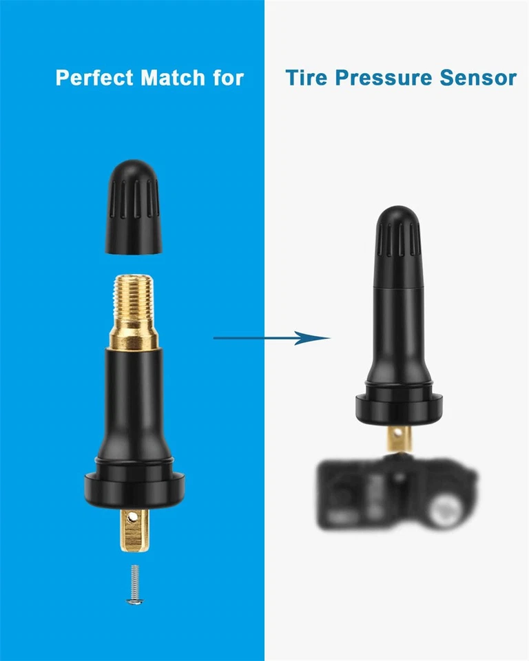 50/100/200/500 TPMS Valve Stem Rubber Rebuild Kit for Tire Pressure Sensor 20008 - Image 4 of 4