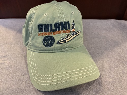 Aulani Resort Hat Adjustable Green Cap 