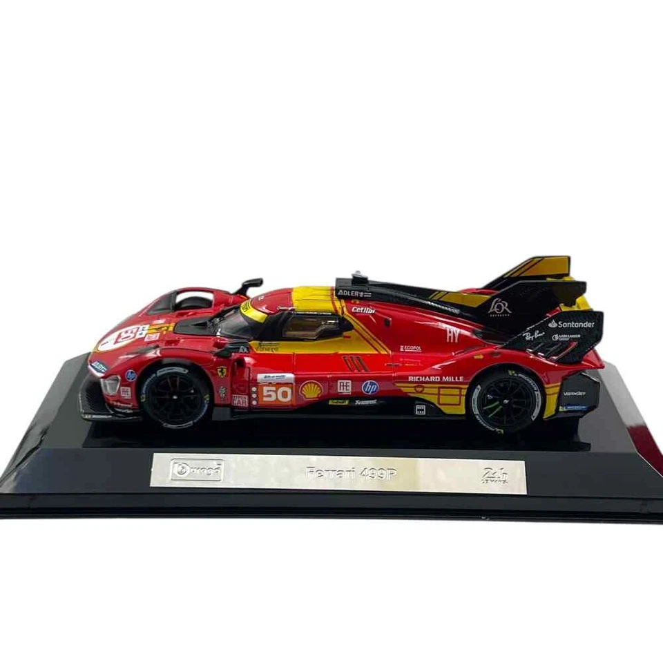 Modellino Auto Bburago 1/43 Ferrari 499P Fuoco-Molina-Nielsen #50 Winner Le M... - Immagine 3 di 4