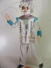 Kids Large Hyde and Eek Halloween Robot Suit Costume with Mask