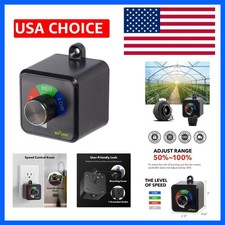 Variable Fan Speed Controller, Plug-in Electric 3 Speed Regulator Adjuster Co...
