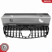 Esen SKV KüHlergrill KüHlergitter Schwarz GläNzend FüR Mercedes-Benz A-Klasse