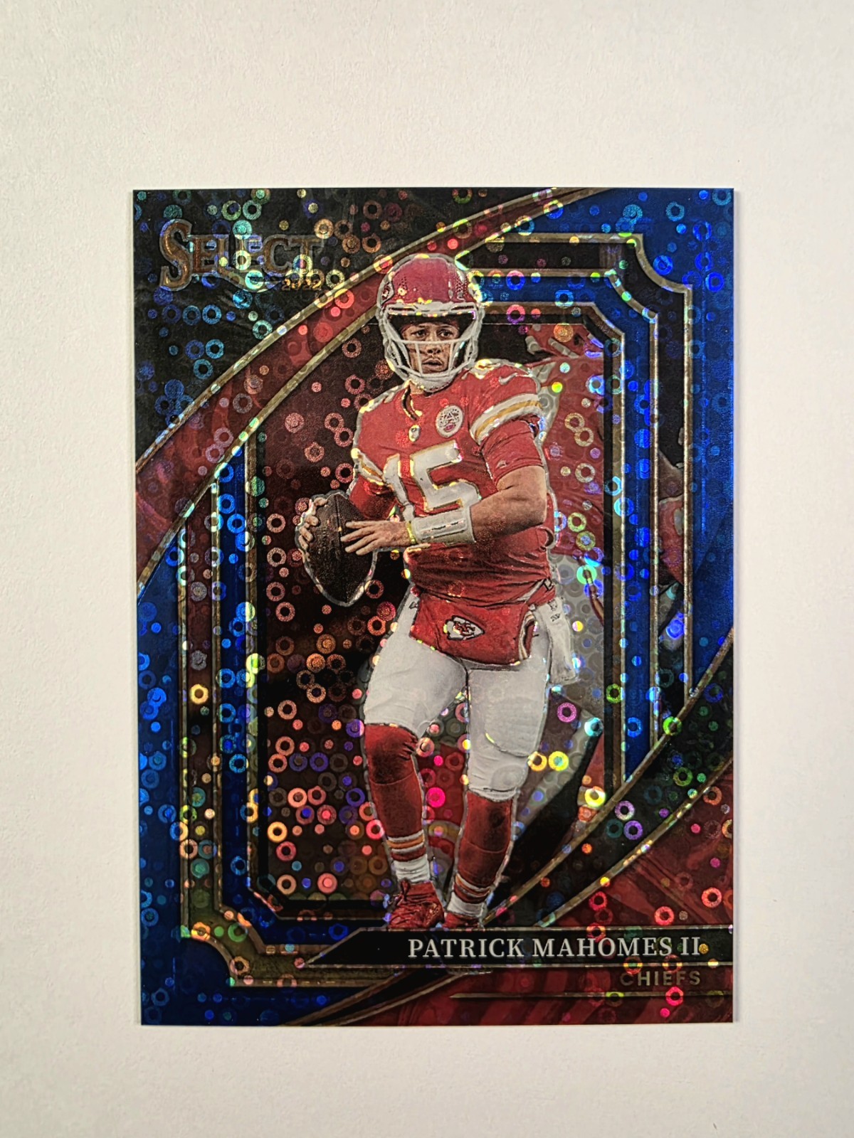 2022 Panini Select Patrick Mahomes Suite Level Blue Disco Prizm #1/25 🔥Chiefs