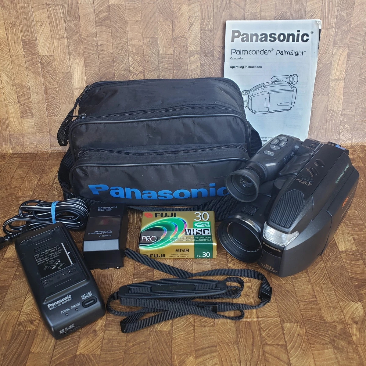 Panasonic VHS-C 3.0-3.4 in Screen Camcorders for sale | eBay