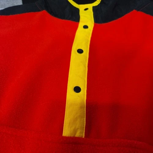 Vintage 1992 Marlboro Adventure Team Mens XL Red Fleece Pullover Jacket NWT image 6