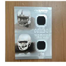 Upper Deck 2010 Exquisite Game Worn Combo Patch Jerry Rice Tim Brown  21/50 