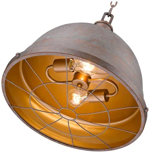 Golden Lighting Bartlett 16 1/2" Wide Copper Patina Pendant Light - Picture 5 of 5